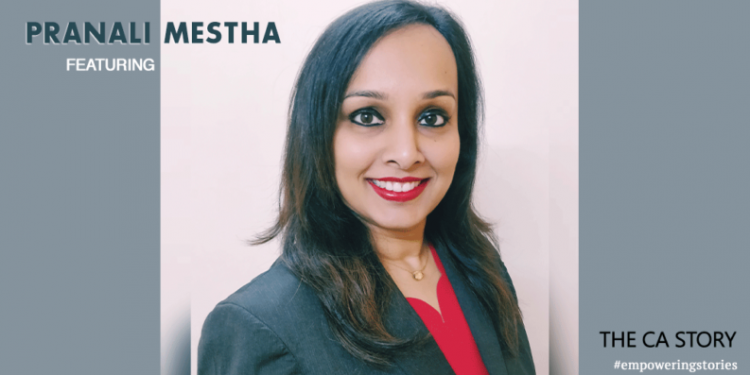 Pranali Mestha, a qualified CA a mother, and a professional, decided to work for a Big 4 Accounting Firm, After working for almost 6 years in the Banking industry.