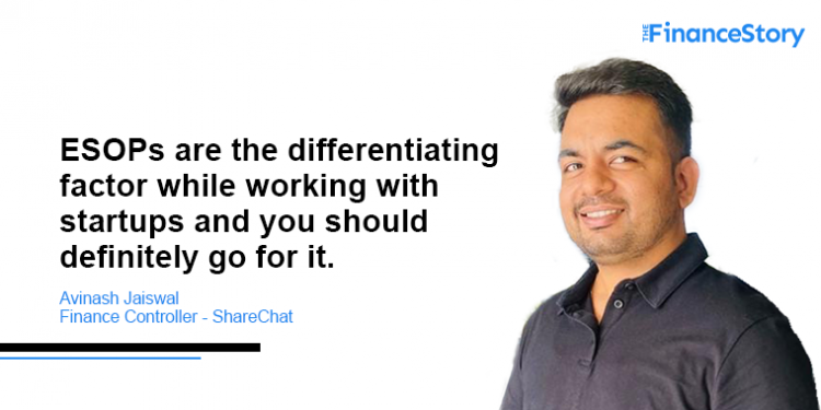 How this CA started his career at an early stage startup in 2012 and is now Financial Controller of a Unicorn Startup, ShareChat