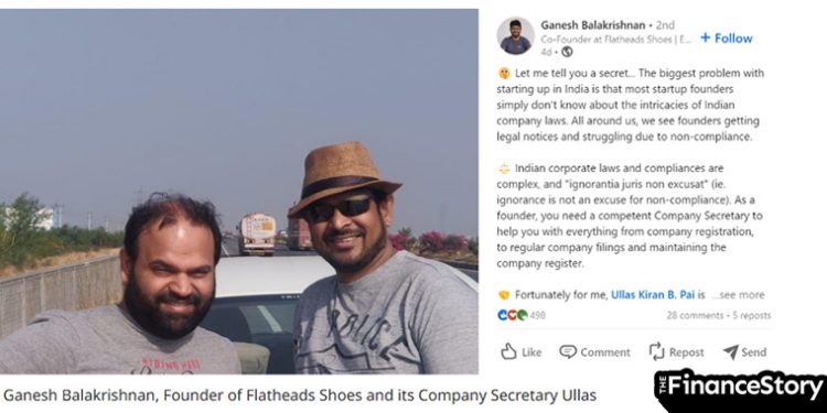 Flatheads' founder praises his Company Secretary for seamless operations and compliance