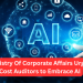 MCA asks Cost Auditors in India to leverage AI for Audits