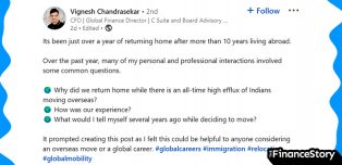 9 things to consider before moving overseas: Indian CFO who worked in Europe for 10 years shares on LinkedIn