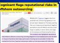 Cognizant flags risk of offshoring to India