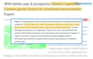 CAs are earning 3x more in GCCs