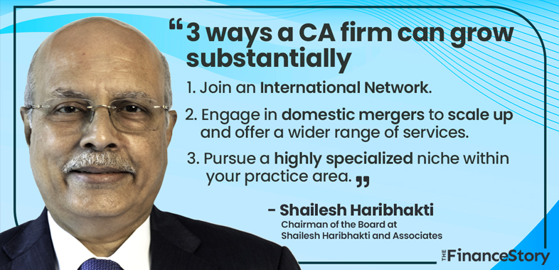 How CA firms can grow multifold with these pathways - Shailesh Haribhakti 