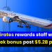 Emirates rewards employees with 22-week bonus after $5.2 billion profit