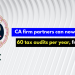 ICAI’s says Partners can sign only 60 Tax Audits annually