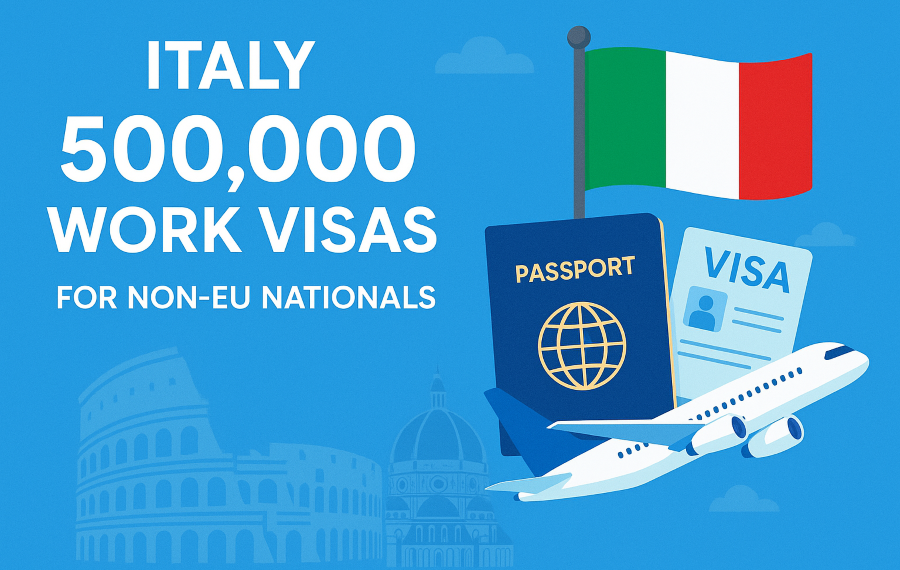 Italy approves 500,000 blue-collar visas